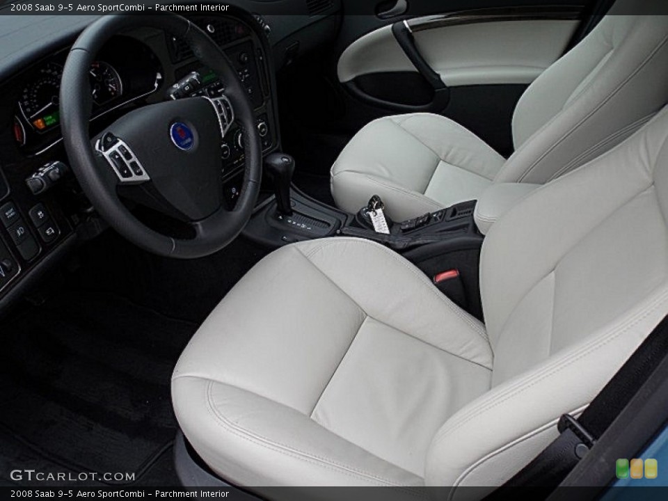 Parchment Interior Photo for the 2008 Saab 9-5 Aero SportCombi #76866567