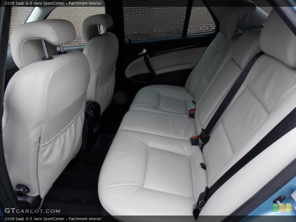 Parchment Interior Rear Seat for the 2008 Saab 9-5 Aero SportCombi #76866573