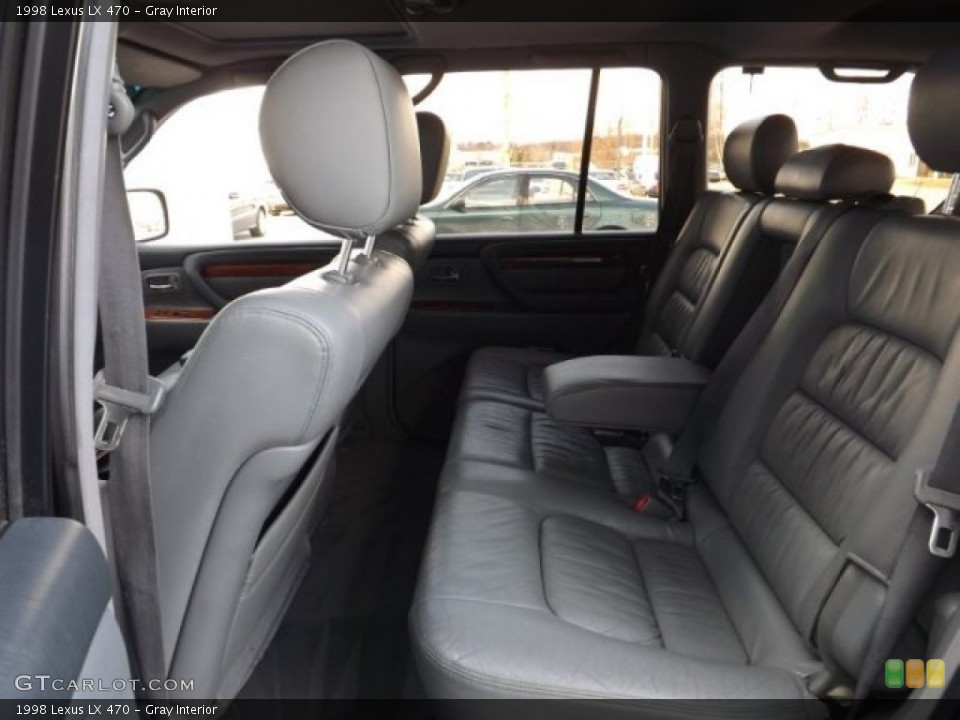 Gray Interior Rear Seat for the 1998 Lexus LX 470 #76866633