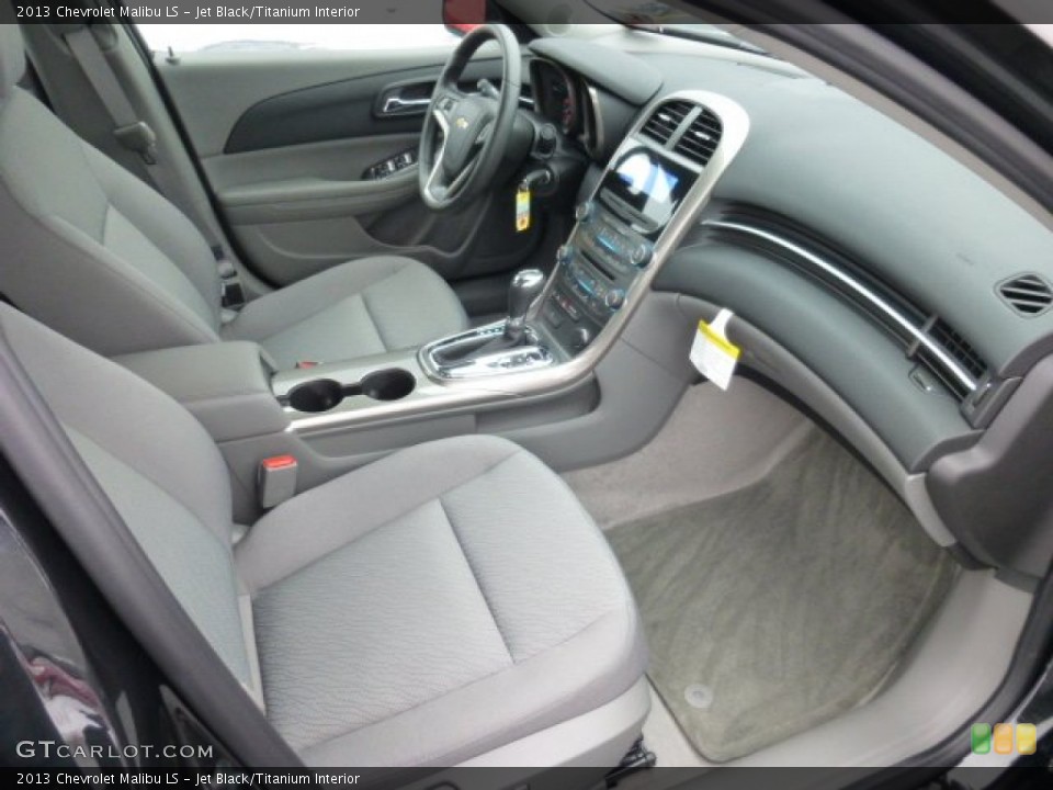 Jet Black/Titanium Interior Photo for the 2013 Chevrolet Malibu LS #76867041