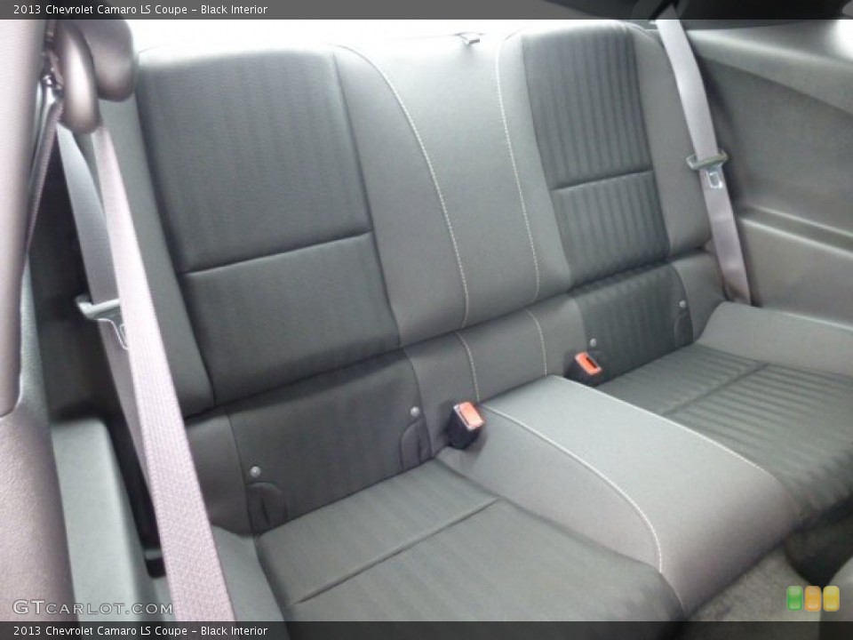 Black Interior Rear Seat for the 2013 Chevrolet Camaro LS Coupe #76867287