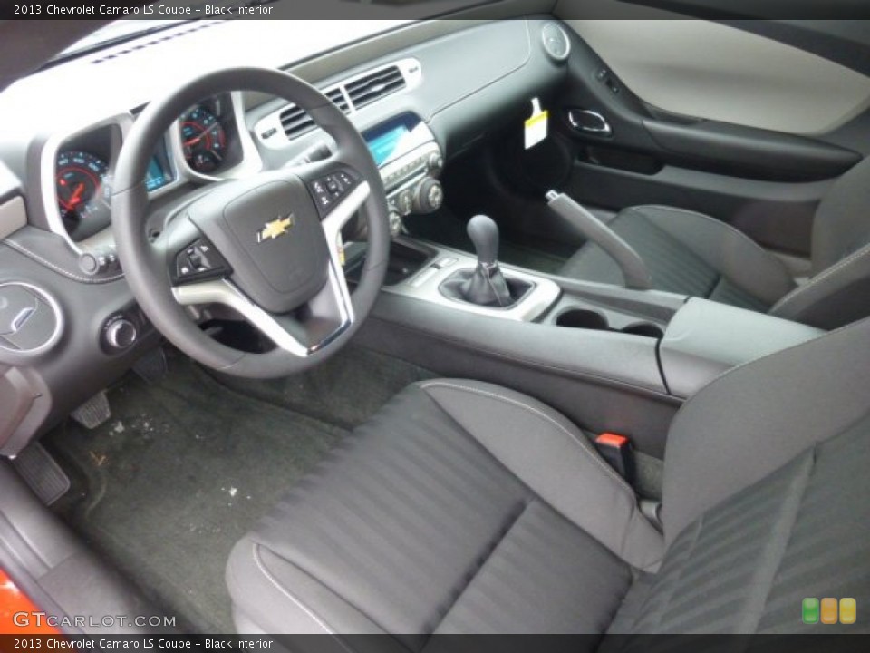 Black Interior Prime Interior for the 2013 Chevrolet Camaro LS Coupe #76867296