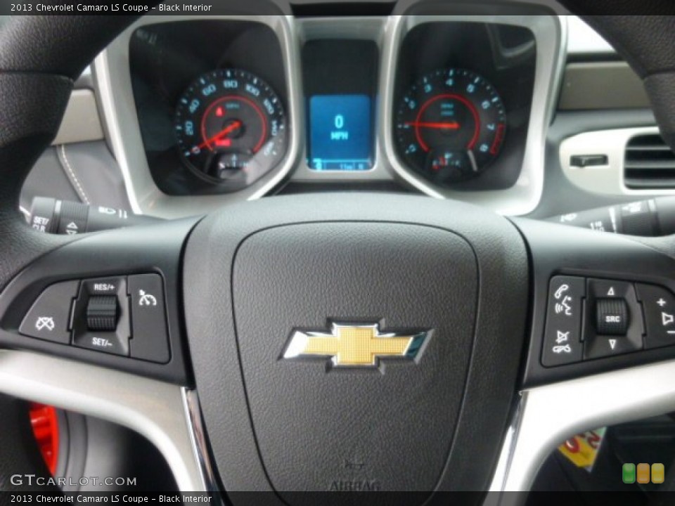 Black Interior Controls for the 2013 Chevrolet Camaro LS Coupe #76867302