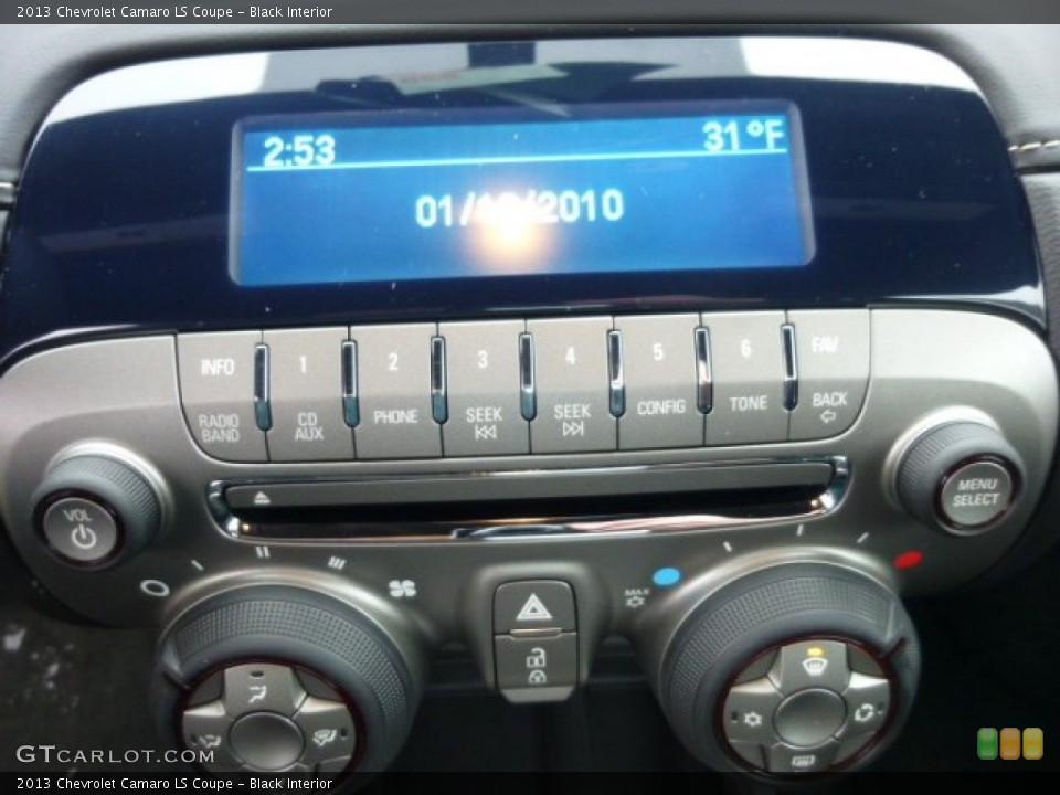 Black Interior Audio System for the 2013 Chevrolet Camaro LS Coupe #76867308