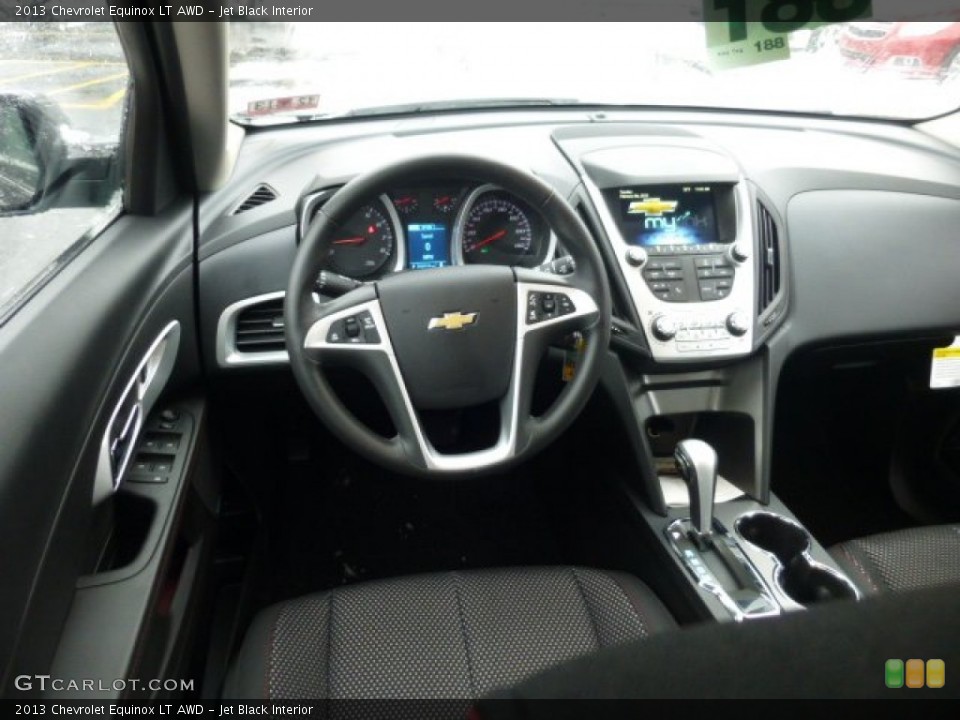 Jet Black Interior Dashboard for the 2013 Chevrolet Equinox LT AWD #76867413