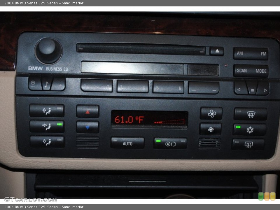 Sand Interior Audio System for the 2004 BMW 3 Series 325i Sedan #76867545
