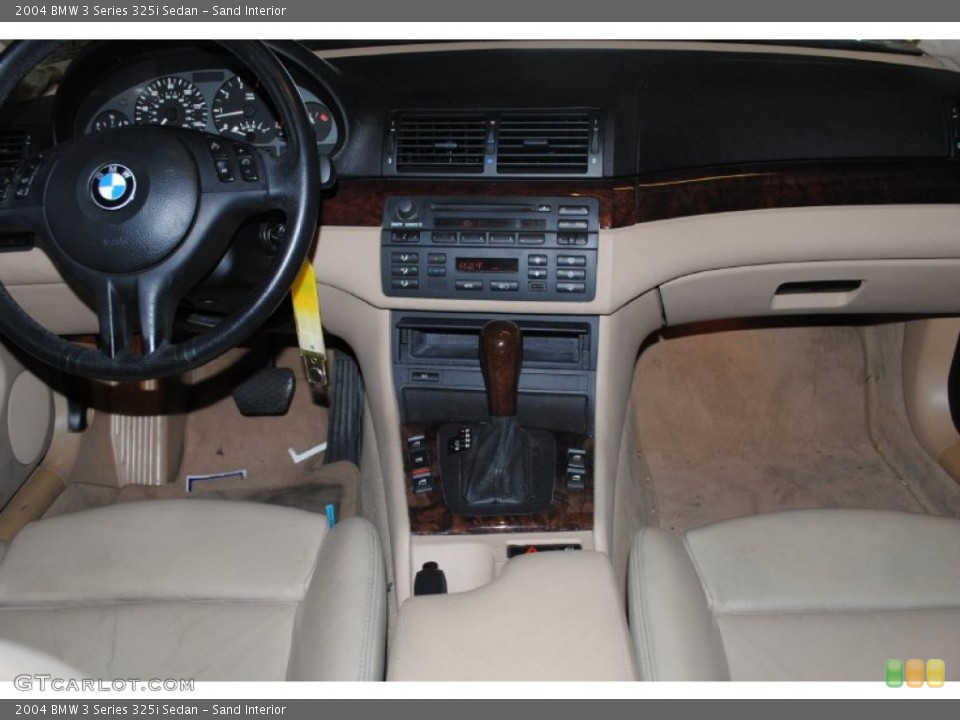 Sand Interior Dashboard for the 2004 BMW 3 Series 325i Sedan #76867563