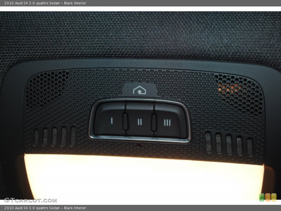 Black Interior Controls for the 2010 Audi S4 3.0 quattro Sedan #76868007