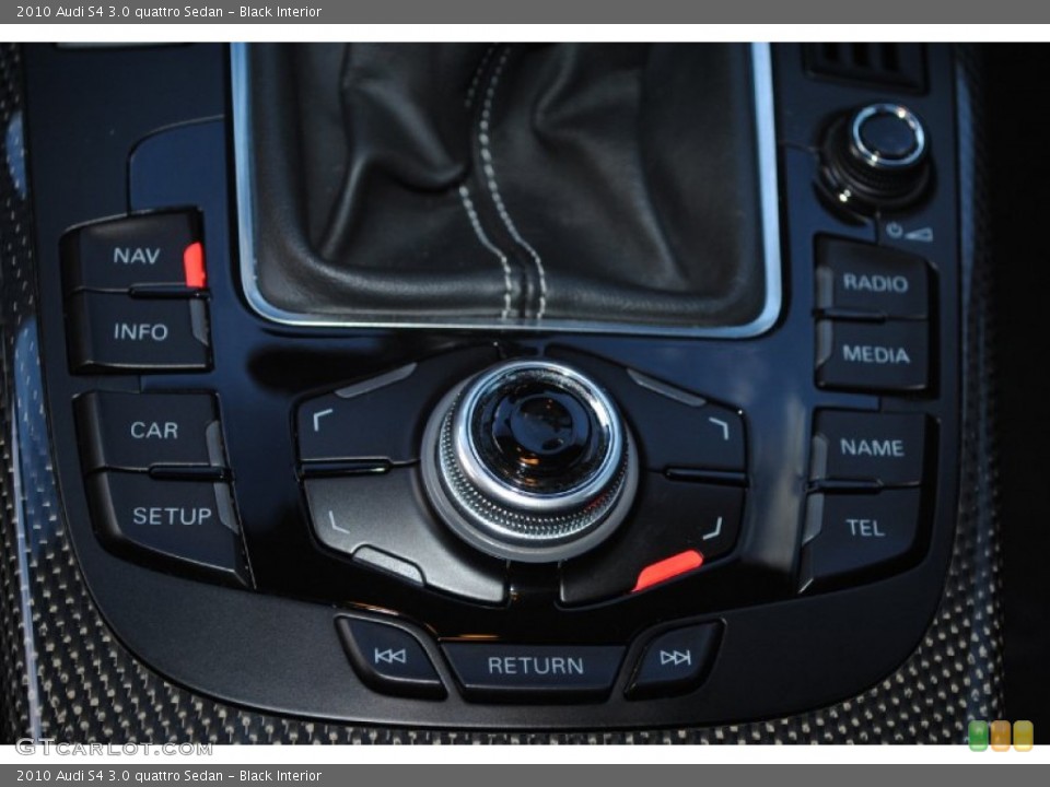 Black Interior Controls for the 2010 Audi S4 3.0 quattro Sedan #76868016