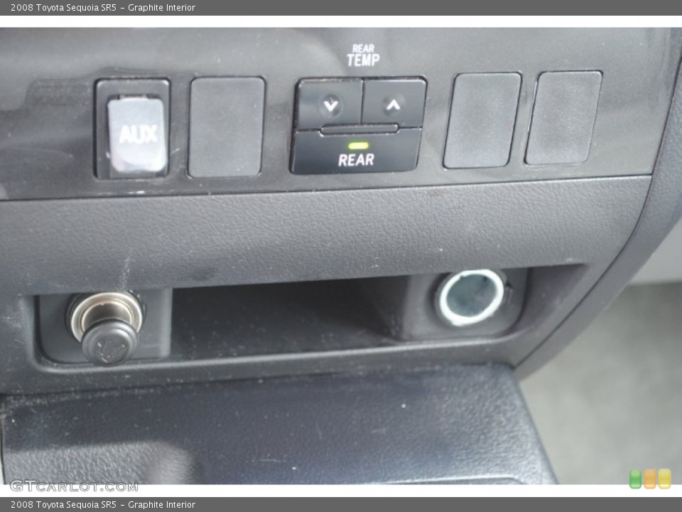 Graphite Interior Controls for the 2008 Toyota Sequoia SR5 #76868823
