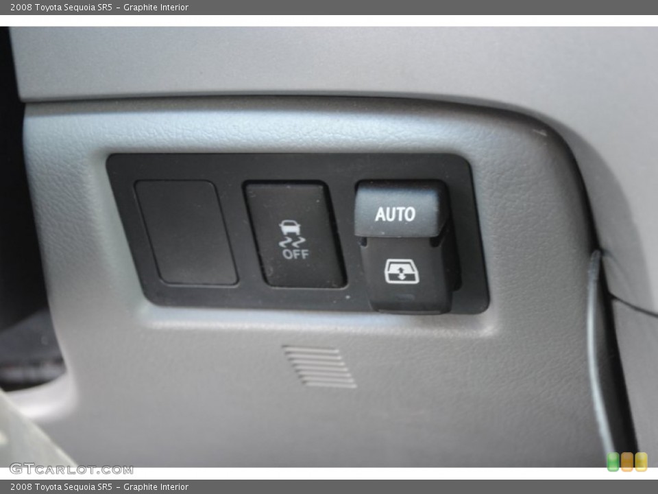 Graphite Interior Controls for the 2008 Toyota Sequoia SR5 #76868826