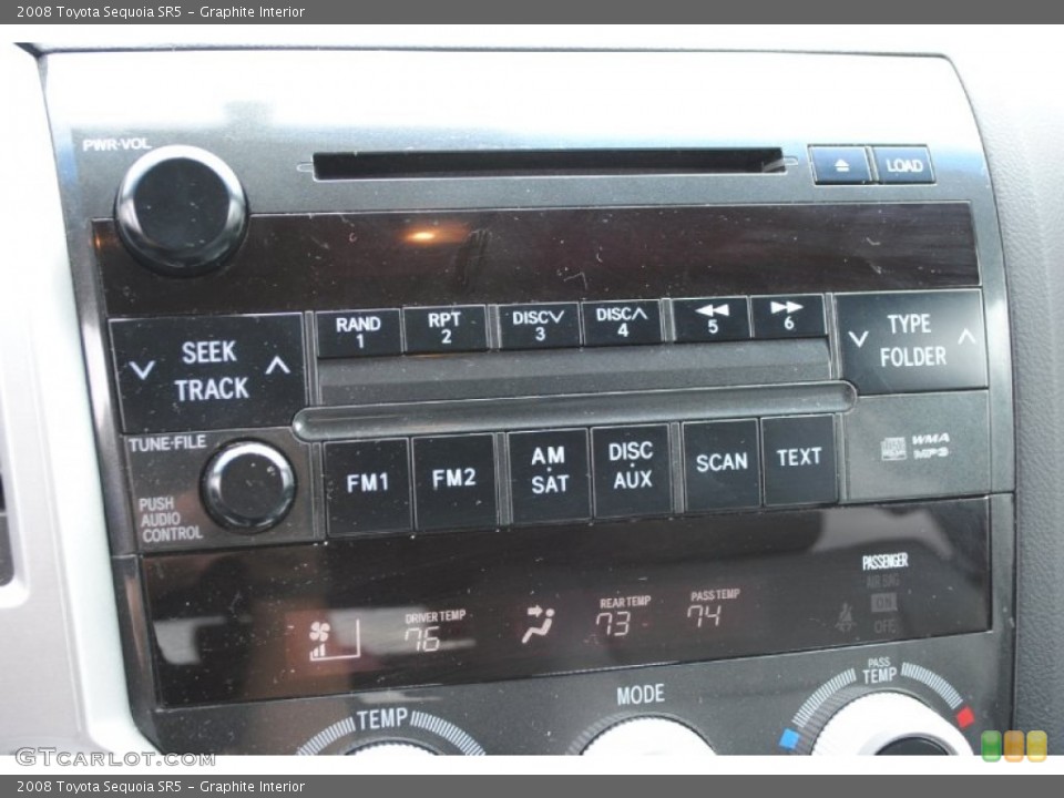 Graphite Interior Audio System for the 2008 Toyota Sequoia SR5 #76868829