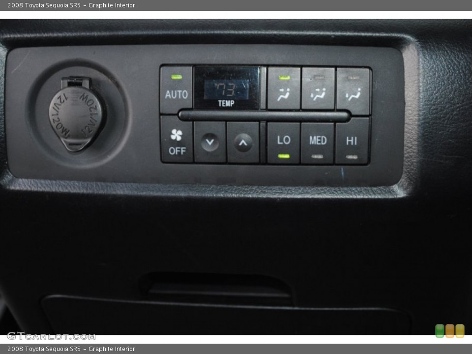 Graphite Interior Controls for the 2008 Toyota Sequoia SR5 #76868868