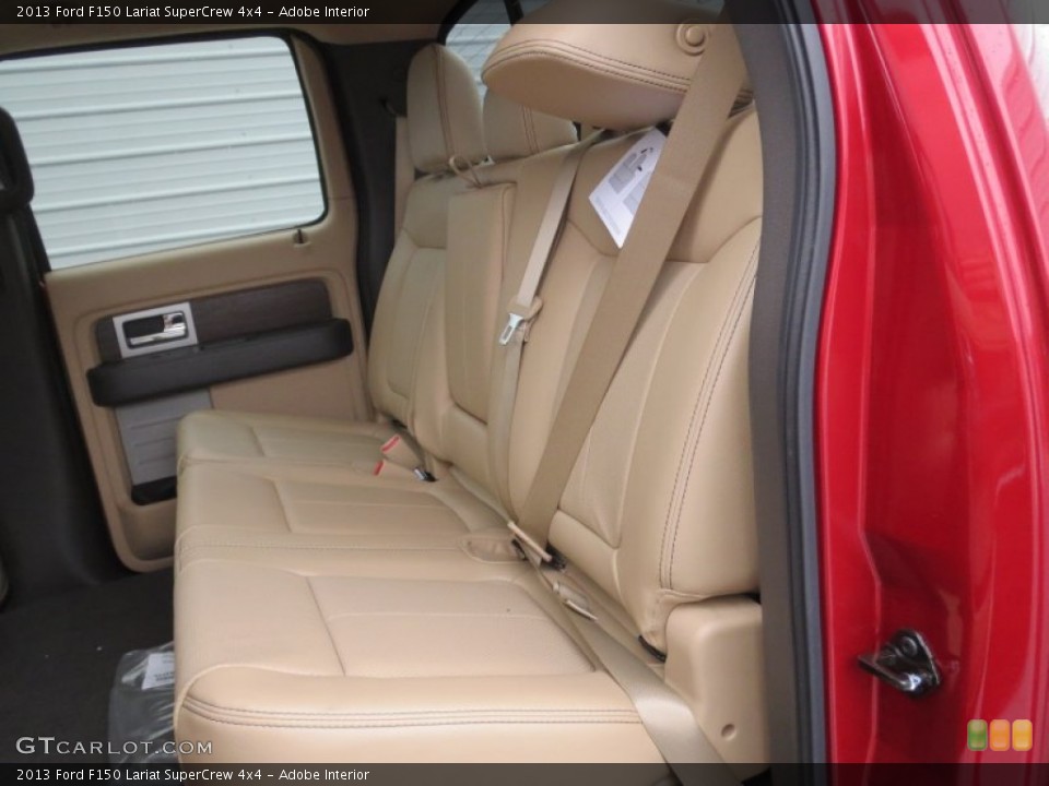 Adobe Interior Rear Seat for the 2013 Ford F150 Lariat SuperCrew 4x4 #76870430