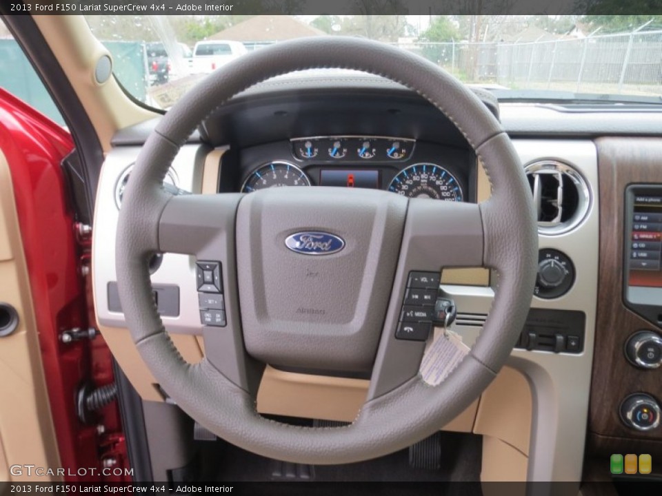 Adobe Interior Steering Wheel for the 2013 Ford F150 Lariat SuperCrew 4x4 #76870460