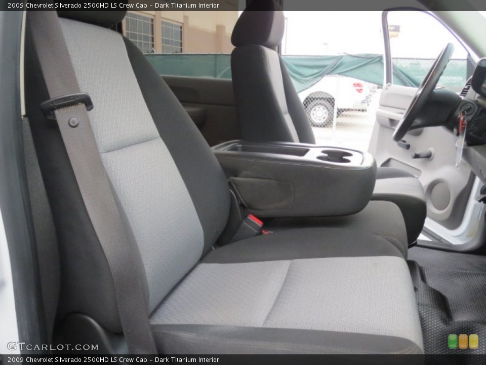 Dark Titanium Interior Front Seat for the 2009 Chevrolet Silverado 2500HD LS Crew Cab #76871222