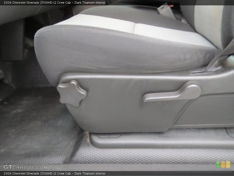 Dark Titanium Interior Front Seat for the 2009 Chevrolet Silverado 2500HD LS Crew Cab #76871249