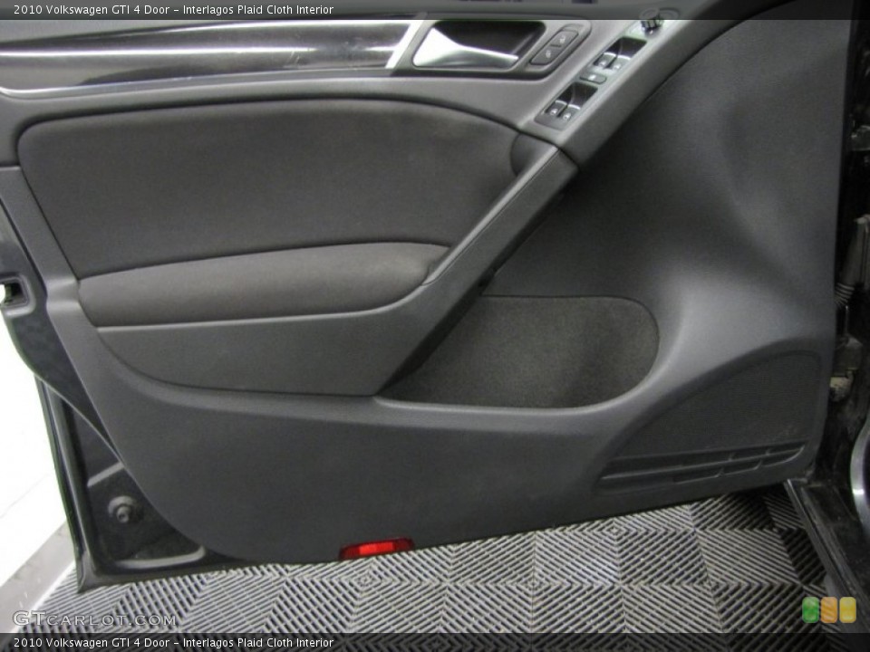 Interlagos Plaid Cloth Interior Door Panel for the 2010 Volkswagen GTI 4 Door #76871554