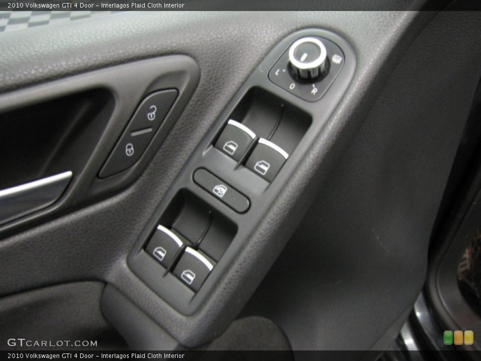 Interlagos Plaid Cloth Interior Controls for the 2010 Volkswagen GTI 4 Door #76871557