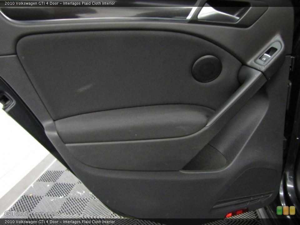 Interlagos Plaid Cloth Interior Door Panel for the 2010 Volkswagen GTI 4 Door #76871560