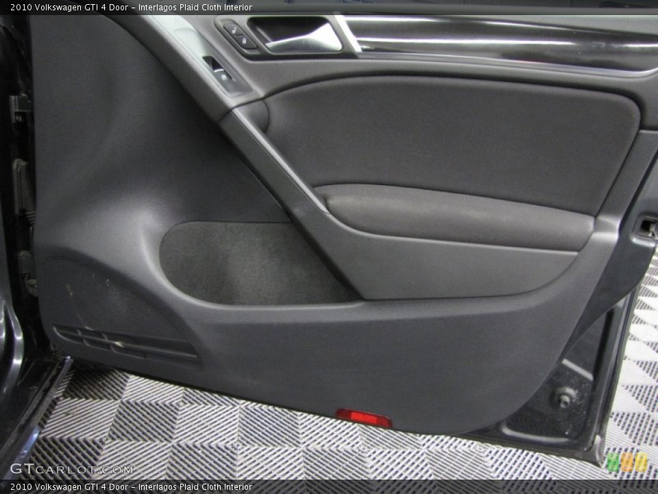 Interlagos Plaid Cloth Interior Door Panel for the 2010 Volkswagen GTI 4 Door #76871566