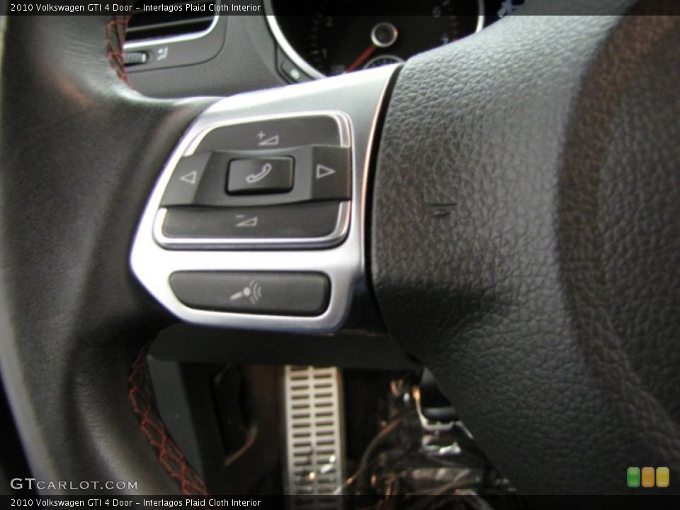 Interlagos Plaid Cloth Interior Controls for the 2010 Volkswagen GTI 4 Door #76871572