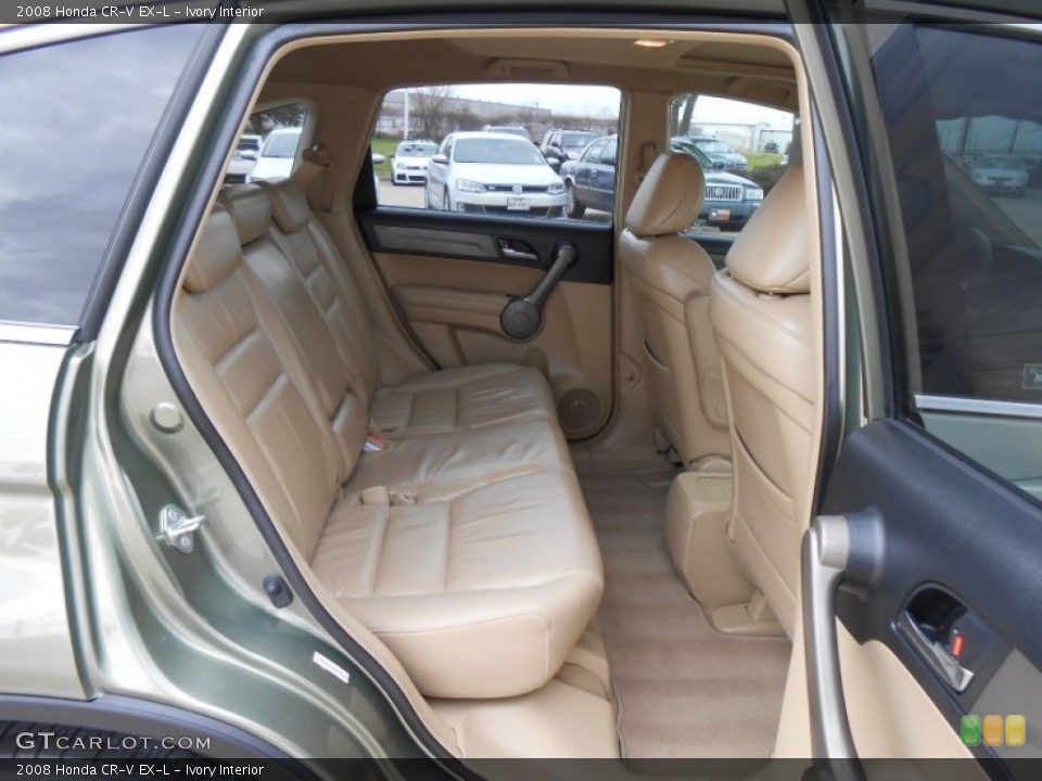 Ivory Interior Rear Seat for the 2008 Honda CR-V EX-L #76872488