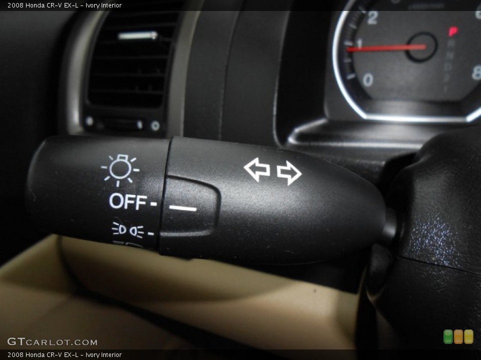 Ivory Interior Controls for the 2008 Honda CR-V EX-L #76872518