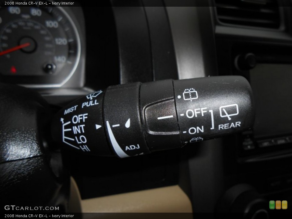Ivory Interior Controls for the 2008 Honda CR-V EX-L #76872521
