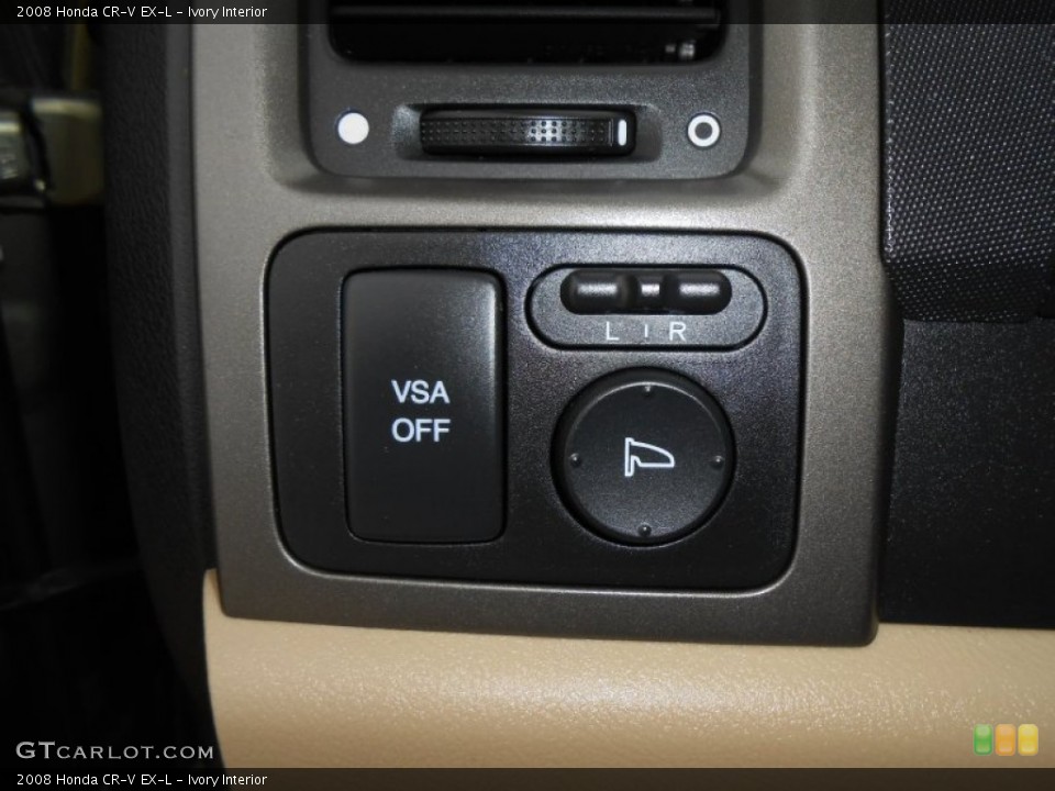 Ivory Interior Controls for the 2008 Honda CR-V EX-L #76872524