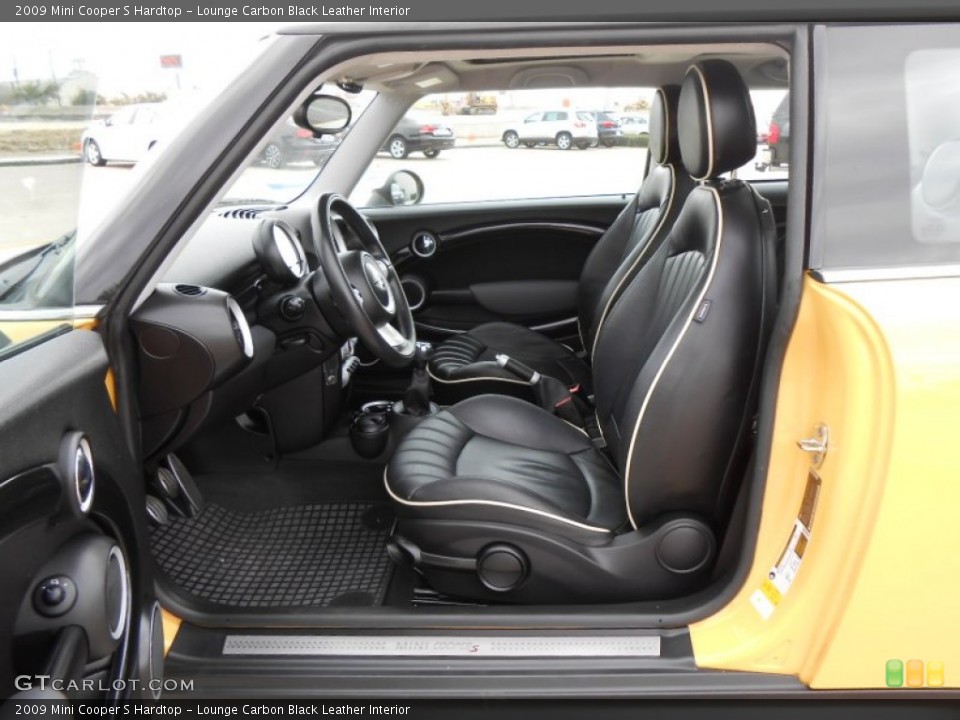Lounge Carbon Black Leather Interior Photo for the 2009 Mini Cooper S Hardtop #76872678