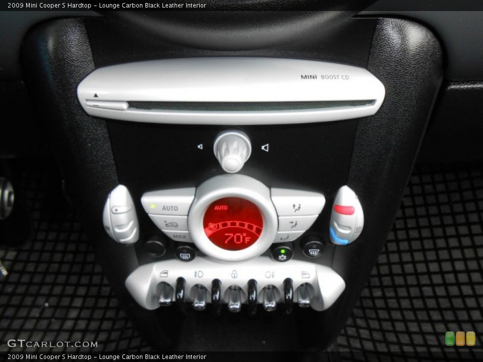 Lounge Carbon Black Leather Interior Controls for the 2009 Mini Cooper S Hardtop #76872708