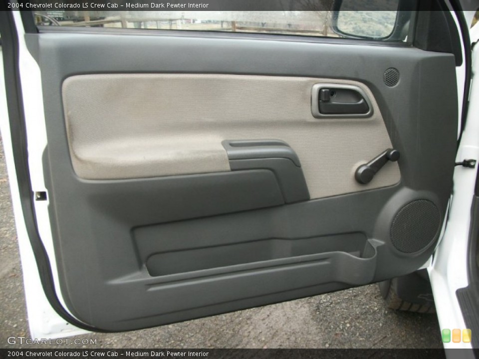Medium Dark Pewter Interior Door Panel for the 2004 Chevrolet Colorado LS Crew Cab #76872786
