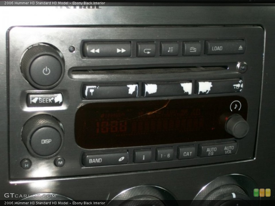 Ebony Black Interior Audio System for the 2006 Hummer H3  #76872861