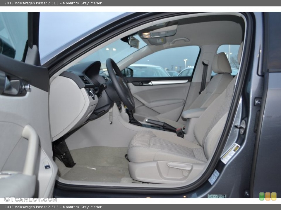 Moonrock Gray Interior Front Seat for the 2013 Volkswagen Passat 2.5L S #76874655