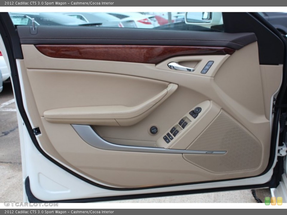 Cashmere/Cocoa Interior Door Panel for the 2012 Cadillac CTS 3.0 Sport Wagon #76875780