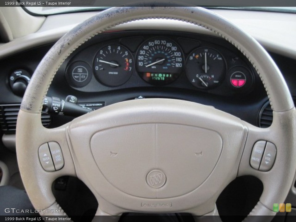 Taupe Interior Steering Wheel for the 1999 Buick Regal LS #76876485