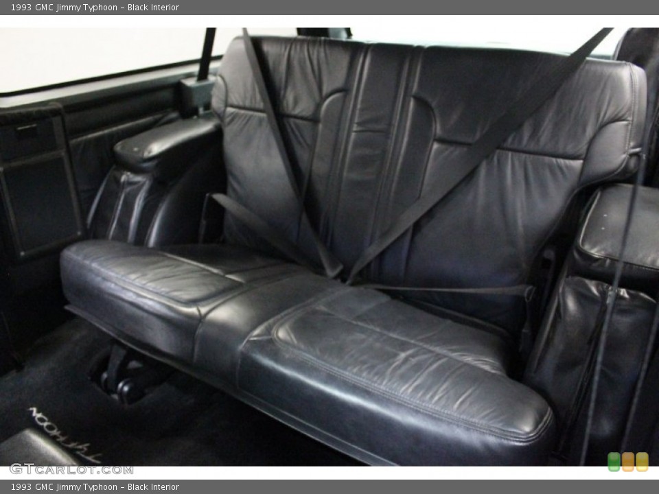 Black Interior Rear Seat for the 1993 GMC Jimmy Typhoon #76877310