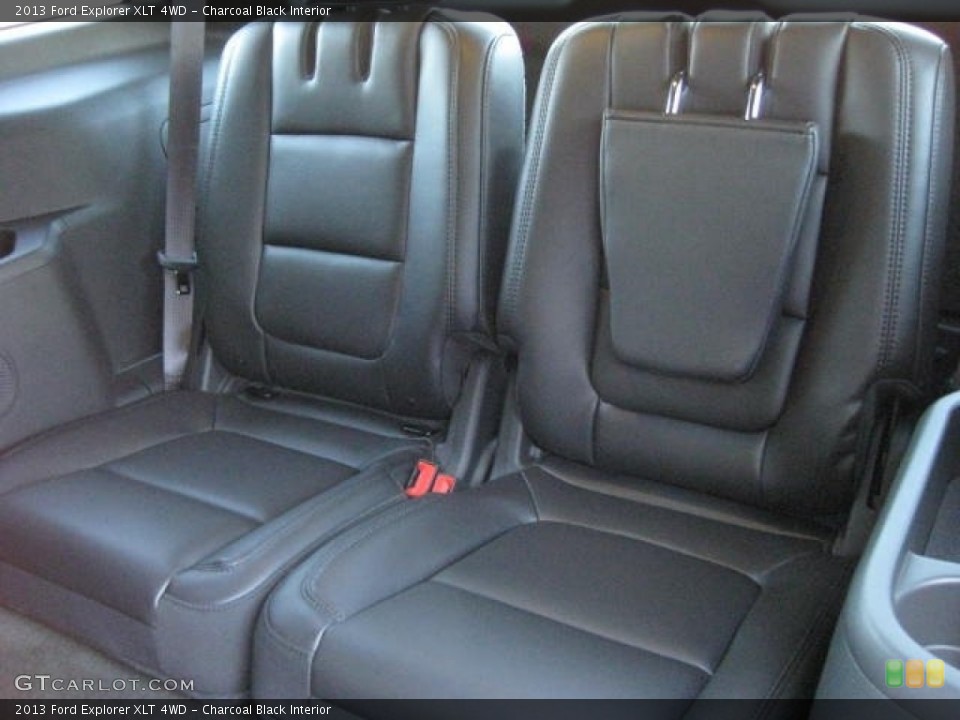 Charcoal Black Interior Rear Seat for the 2013 Ford Explorer XLT 4WD #76878502