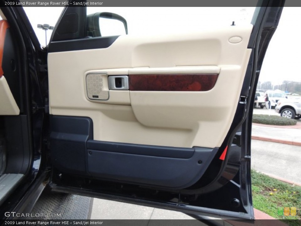 Sand/Jet Interior Door Panel for the 2009 Land Rover Range Rover HSE #76878678