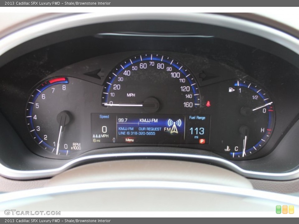 Shale/Brownstone Interior Gauges for the 2013 Cadillac SRX Luxury FWD #76879227