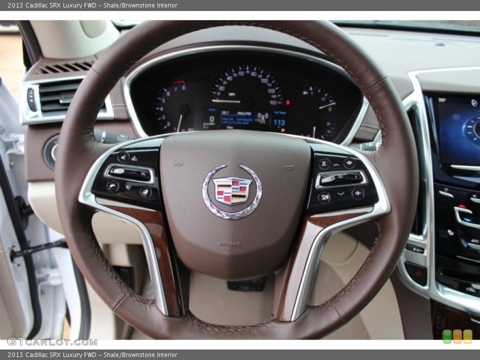 Shale/Brownstone Interior Steering Wheel for the 2013 Cadillac SRX Luxury FWD #76879248