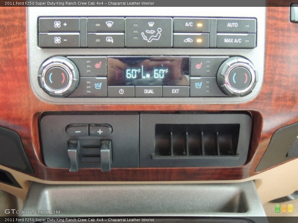Chaparral Leather Interior Controls for the 2011 Ford F250 Super Duty King Ranch Crew Cab 4x4 #76879616