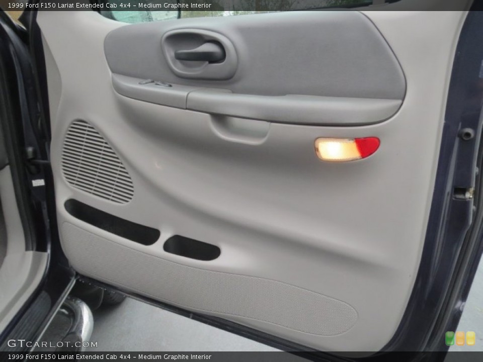 Medium Graphite Interior Door Panel for the 1999 Ford F150 Lariat Extended Cab 4x4 #76881270