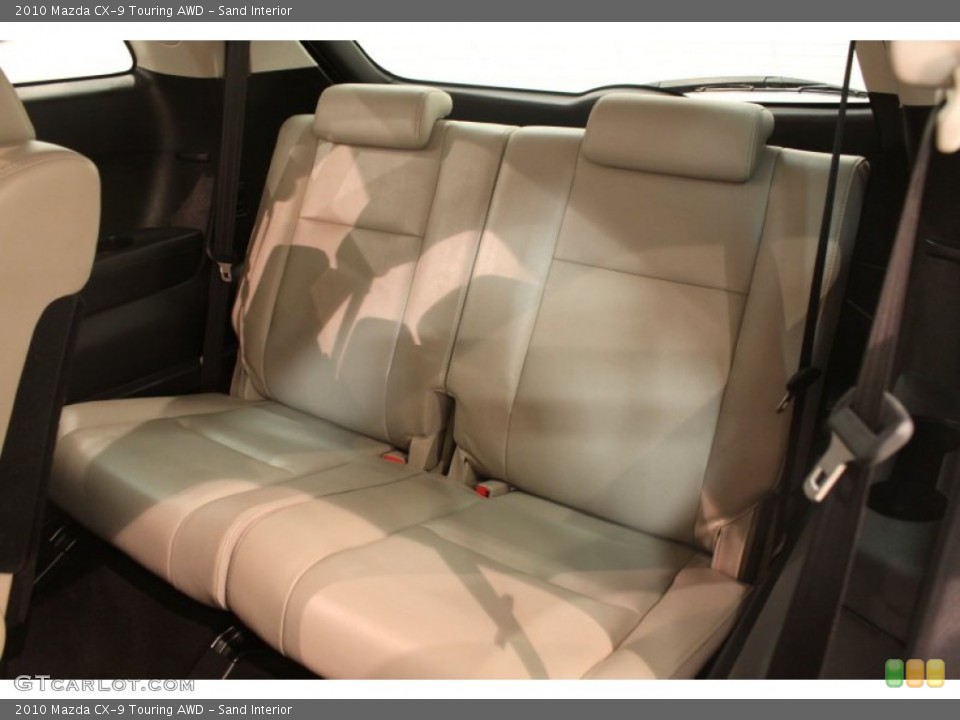 Sand Interior Rear Seat for the 2010 Mazda CX-9 Touring AWD #76881341