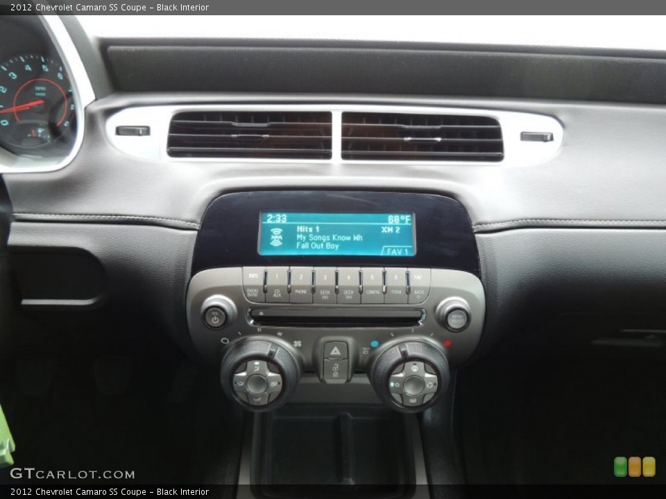 Black Interior Controls for the 2012 Chevrolet Camaro SS Coupe #76881425
