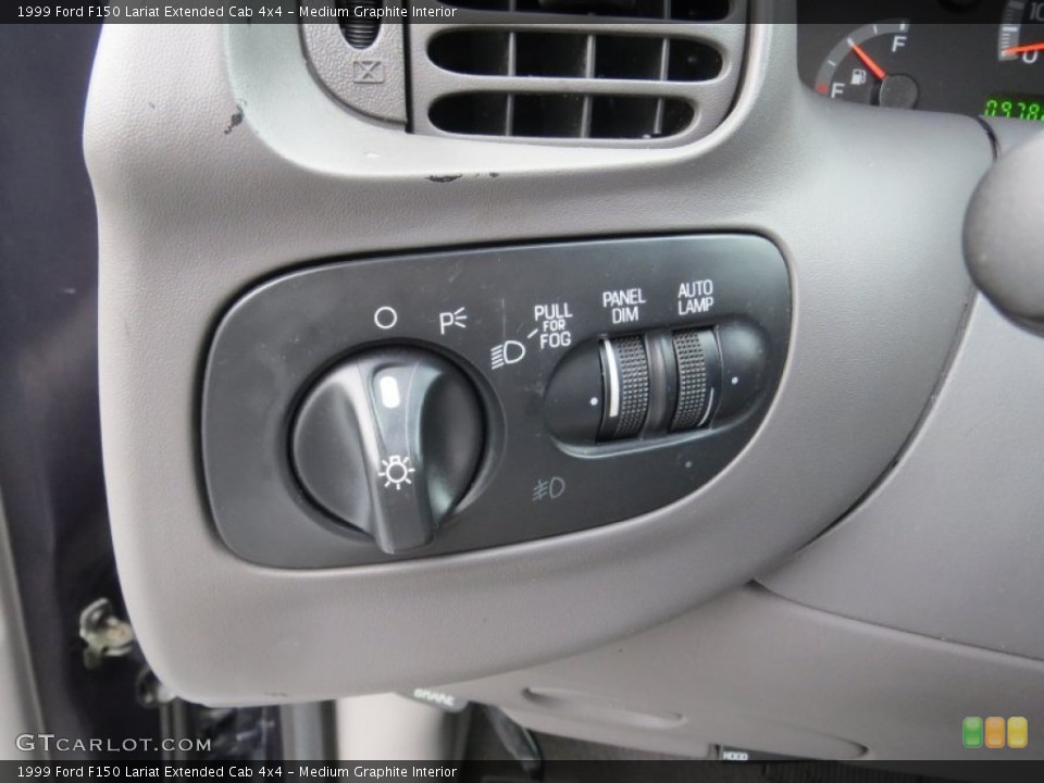 Medium Graphite Interior Controls for the 1999 Ford F150 Lariat Extended Cab 4x4 #76881603