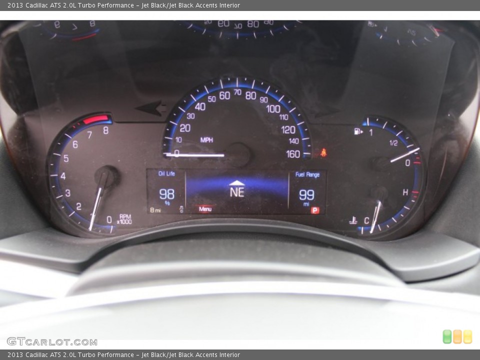 Jet Black/Jet Black Accents Interior Gauges for the 2013 Cadillac ATS 2.0L Turbo Performance #76881903