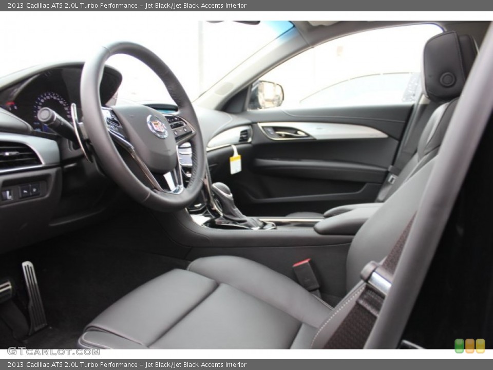Jet Black/Jet Black Accents Interior Photo for the 2013 Cadillac ATS 2.0L Turbo Performance #76881951
