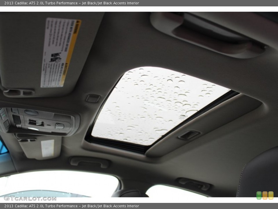 Jet Black/Jet Black Accents Interior Sunroof for the 2013 Cadillac ATS 2.0L Turbo Performance #76882054
